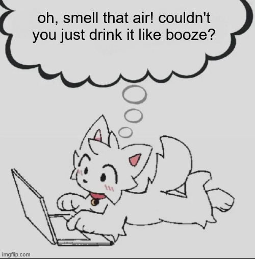 i just be saying shit | oh, smell that air! couldn't you just drink it like booze? | image tagged in huh guh hwuh | made w/ Imgflip meme maker