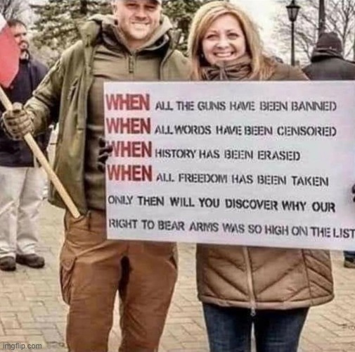 Second Amendment | image tagged in gun,guns,second protects the first,so true memes,america | made w/ Imgflip meme maker
