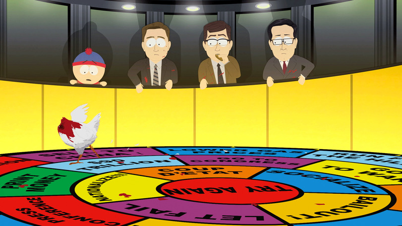 South Park Chicken Wheel Blank Meme Template