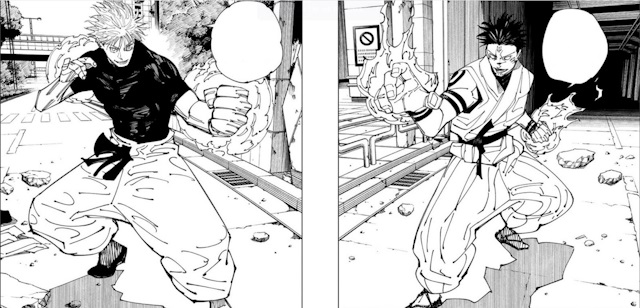Gojo Vs Sukuna Blank Meme Template