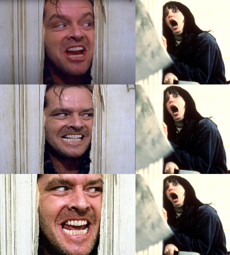 Be Honest - Shining Blank Meme Template