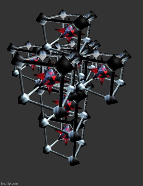 Subspace Tripmine but it's an unfolded tesseract | made w/ Imgflip meme maker
