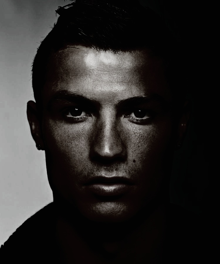 Low brightness ronaldo Blank Meme Template