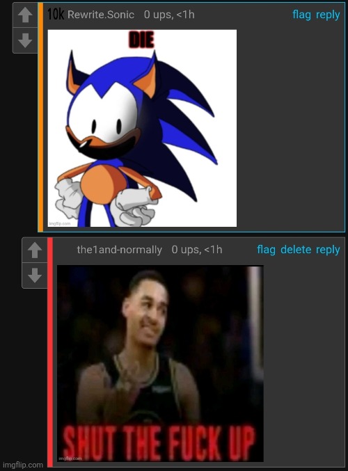 Genuinely embarrassing shit, no way he thought ts was tuff | made w/ Imgflip meme maker