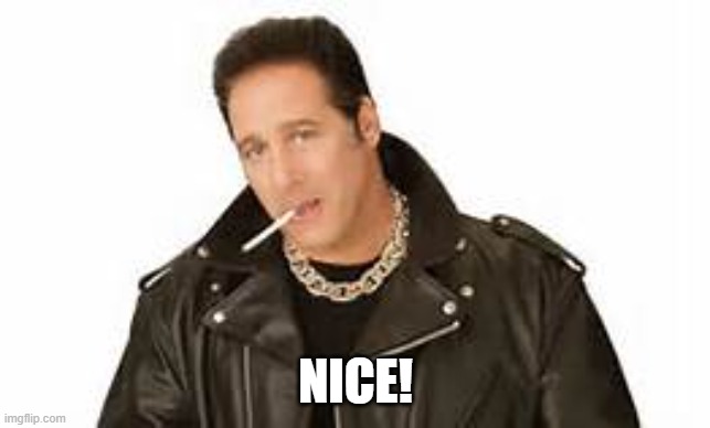 Andrew dice clay | NICE! | image tagged in andrew dice clay | made w/ Imgflip meme maker