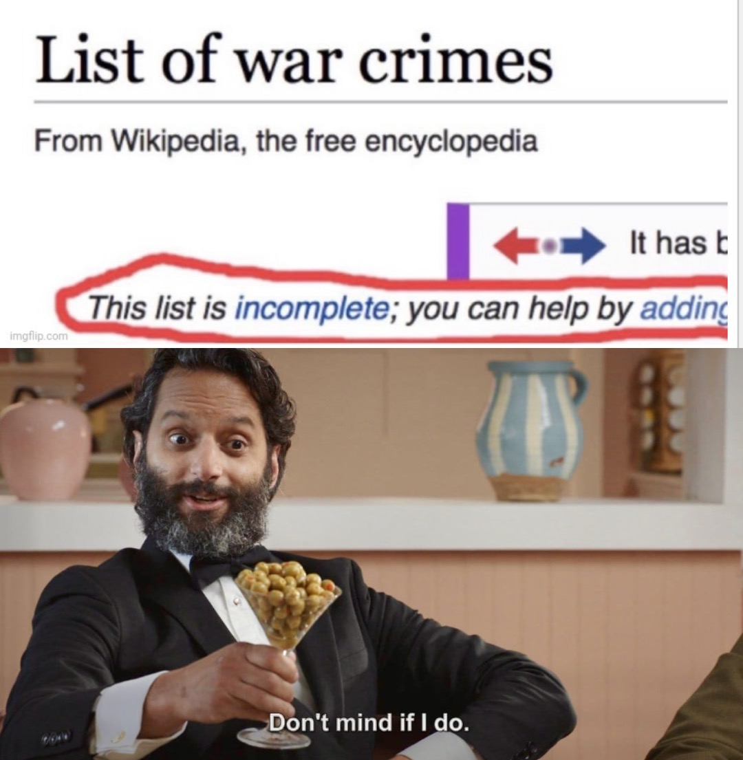 War Crimes Blank Meme Template