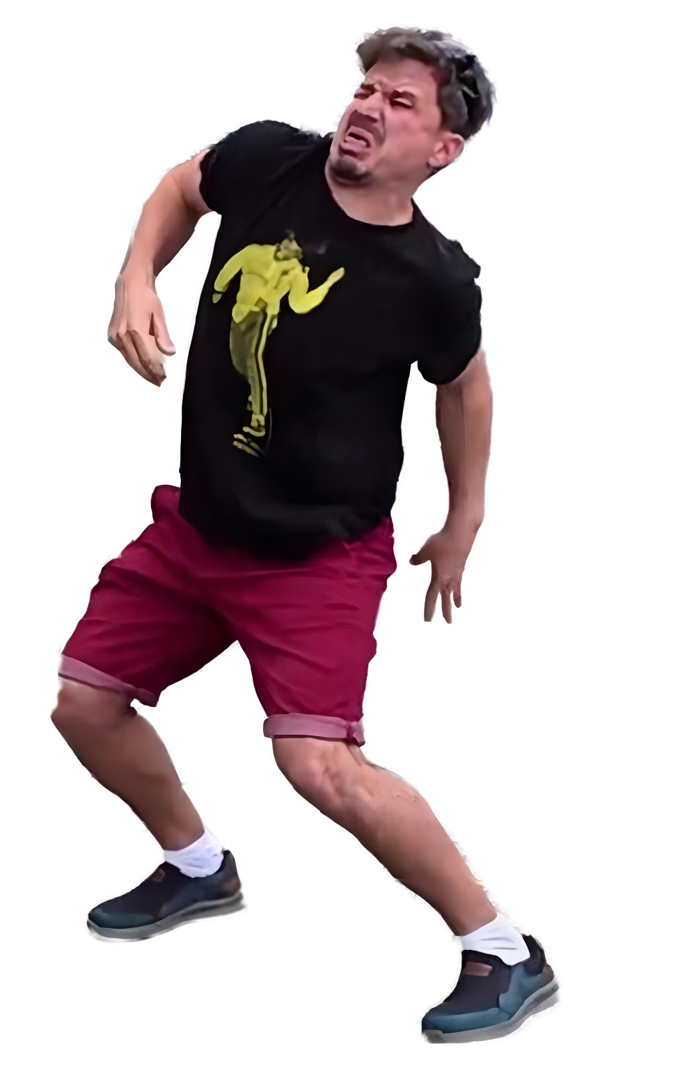 Insane Leftist Breakdancer Blank Meme Template