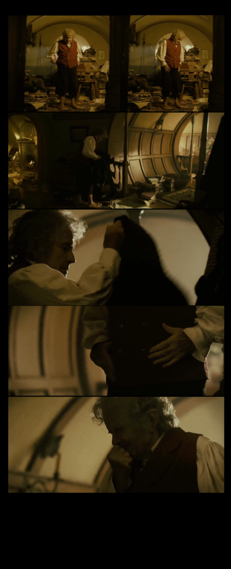 Bilbo looking for the ring Blank Meme Template