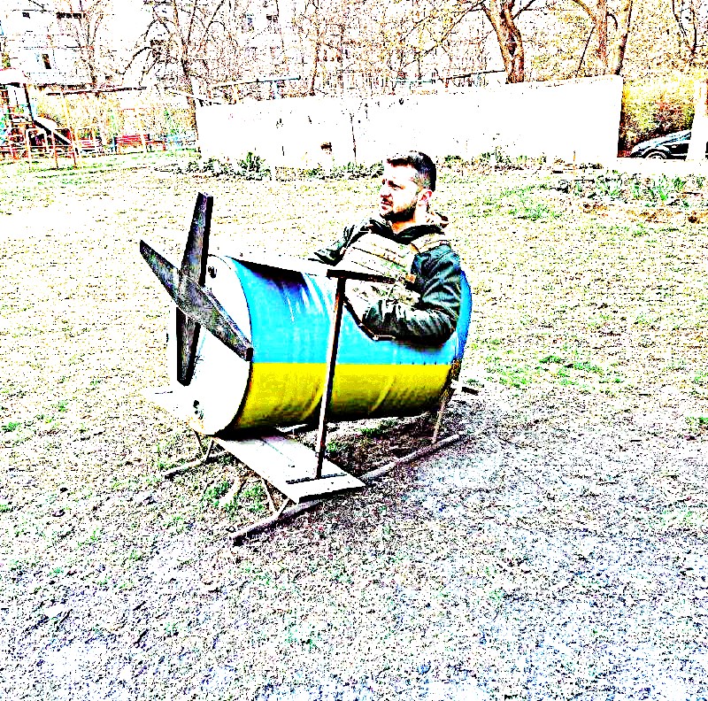 Zelensky Cursed Blank Meme Template