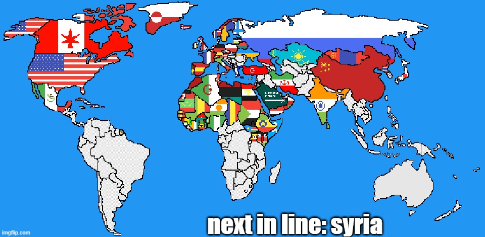 next in line: syria | made w/ Imgflip meme maker