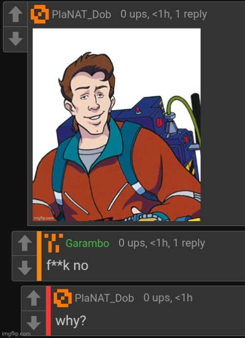 Lmao just a dumbass comment screenshot from a "comment your HMO" post | made w/ Imgflip meme maker