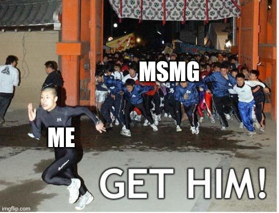 Get him! | MSMG; ME | made w/ Imgflip meme maker