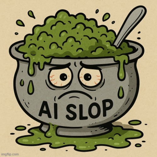 AI slop | image tagged in ai slop | made w/ Imgflip meme maker
