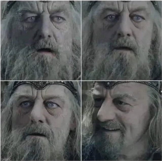 Lotr rejuvenation Blank Meme Template