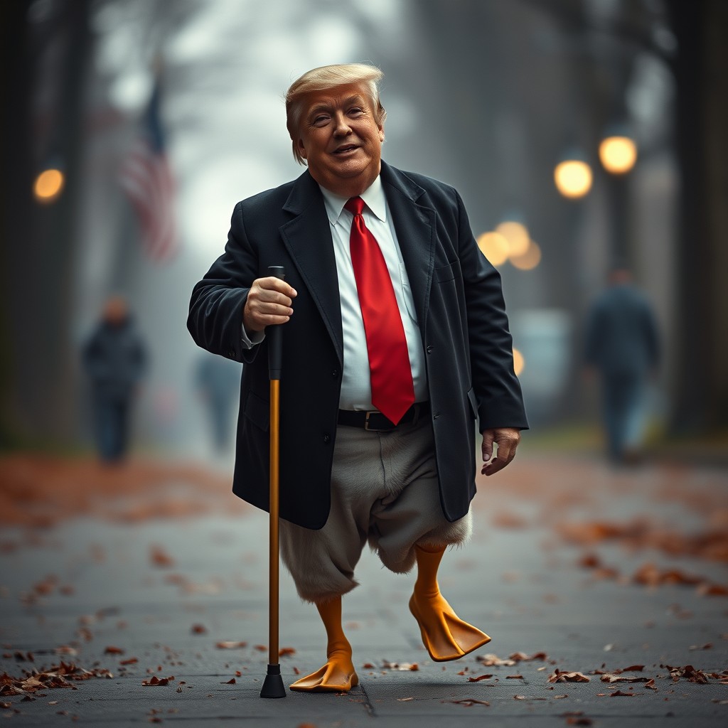 Donald Trump is a lame duck Blank Meme Template