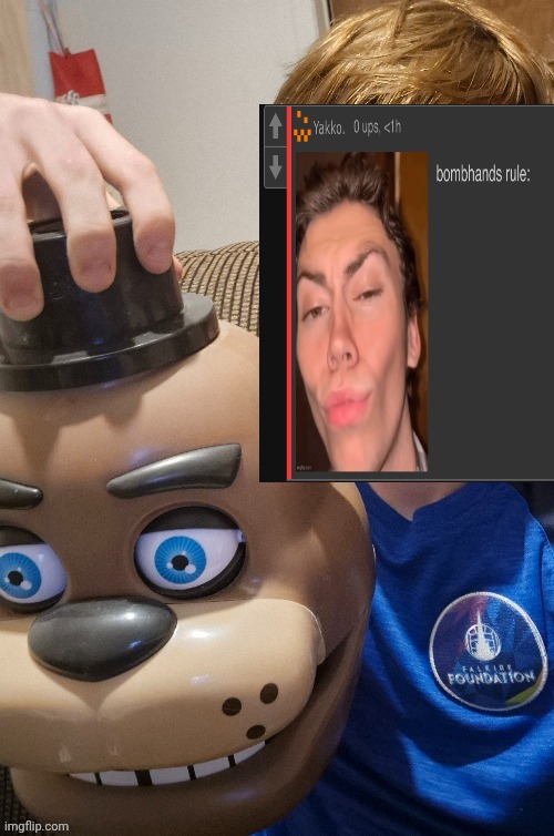Throwback to like last week when GothReptile killed Frederick Von Fazbearington III | made w/ Imgflip meme maker