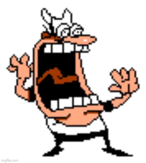 Peppino Screaming | image tagged in peppino screaming | made w/ Imgflip meme maker