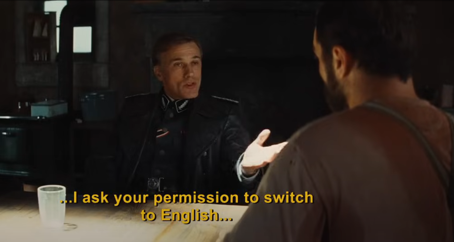 Inglorious switch Blank Meme Template