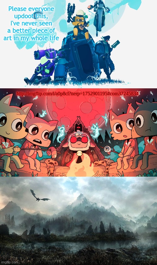 Super cool announcement temp by Crispy Toast | Please everyone updoot this, I've never seen a better piece of art in my whole life; http://imgflip.com/i/a0p8cl?nerp=1752901195#com37245834 | image tagged in super cool announcement temp by crispy toast | made w/ Imgflip meme maker
