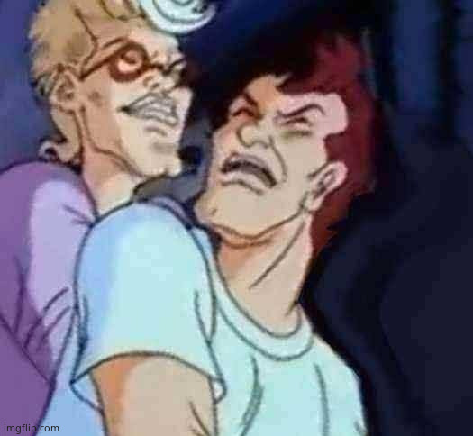 There were only 3 edits done to the frame to make this | image tagged in nutbusters | made w/ Imgflip meme maker