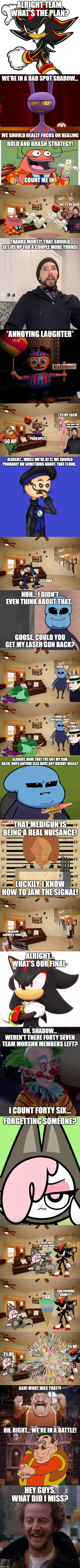 Morshu vs Shadow (Part 25) | made w/ Imgflip meme maker