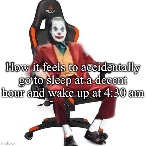 Bruh, this ruins the whole point | How it feels to accidentally go to sleep at a decent hour and wake up at 4:30 am | image tagged in average reaction image | made w/ Imgflip meme maker