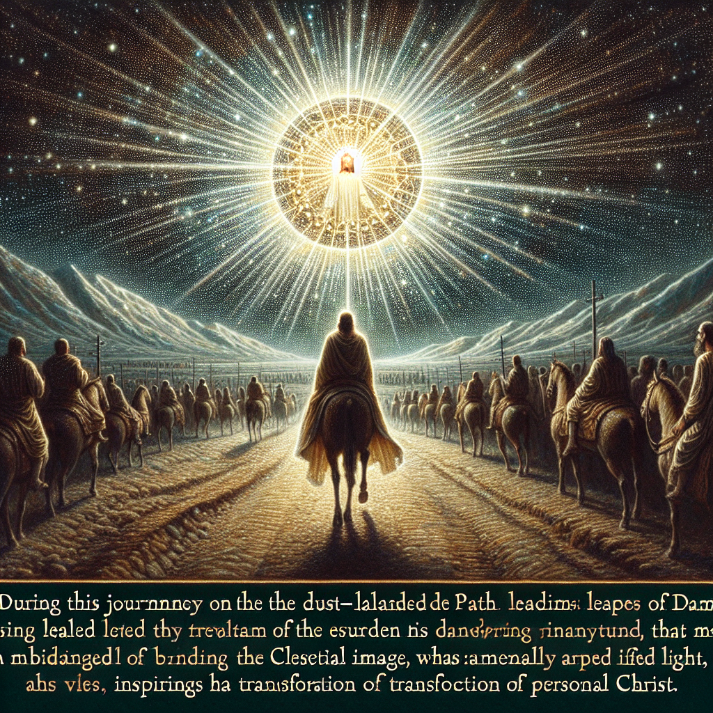 Saul sees a BLINDING VISION OF the risen Christ on the road to D Blank Meme Template