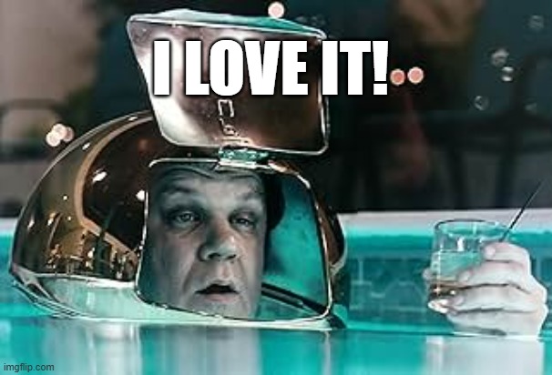 Perfect Moment | I LOVE IT! | image tagged in dean ziegler | made w/ Imgflip meme maker