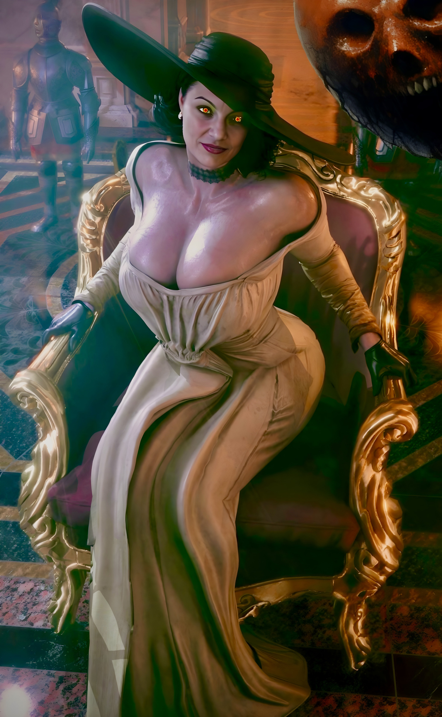 Alcina Dimitrescu Blank Meme Template
