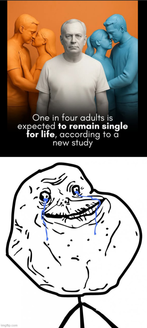 I'm one of them | image tagged in forever alone,single life,alone,no love | made w/ Imgflip meme maker