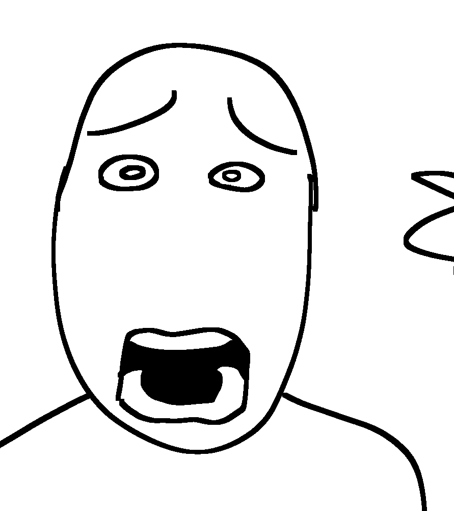 High Quality Shock Blank Meme Template