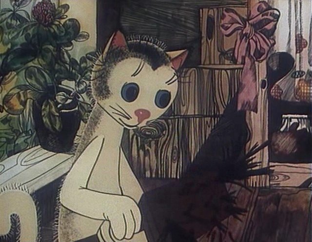 How the Dog and the Kitten Washed the Floor Blank Meme Template