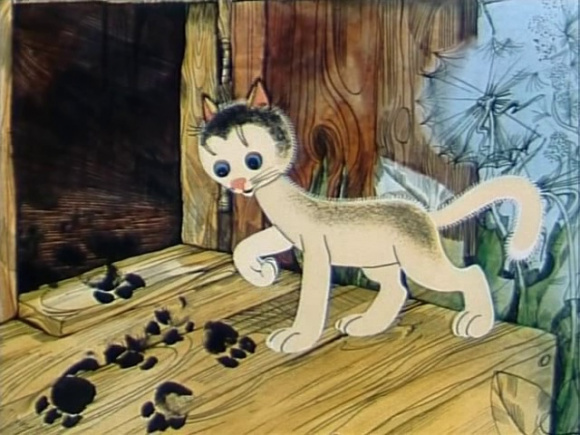 How the Dog and the Kitten Washed the Floor Blank Meme Template