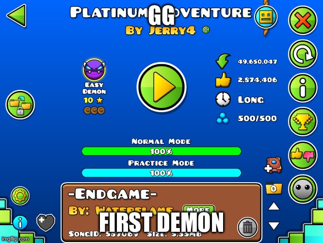 The journey begins… | GG; FIRST DEMON | made w/ Imgflip meme maker