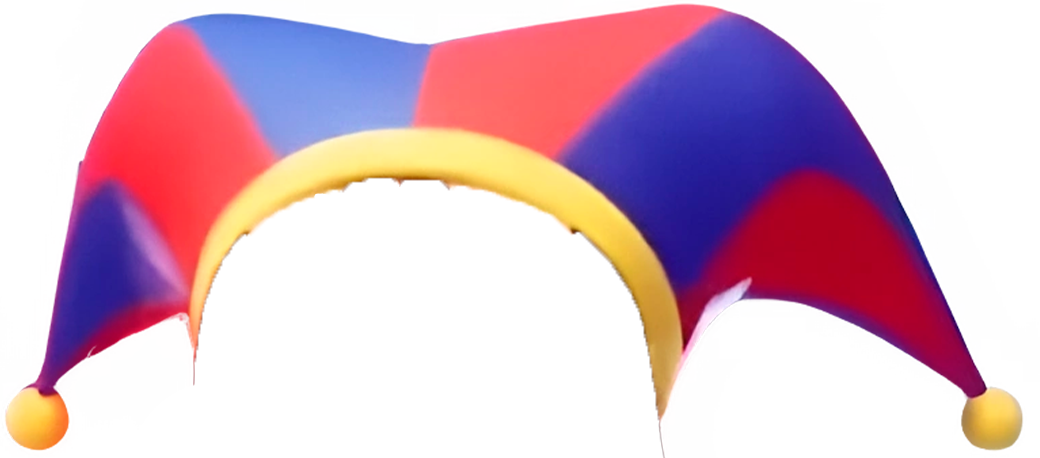 Pomni's hat Blank Meme Template