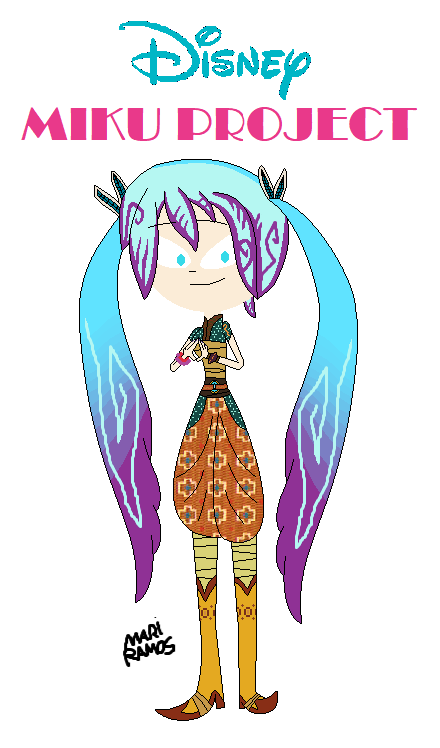 Disney Miku Project - Kumandra Type Blank Meme Template
