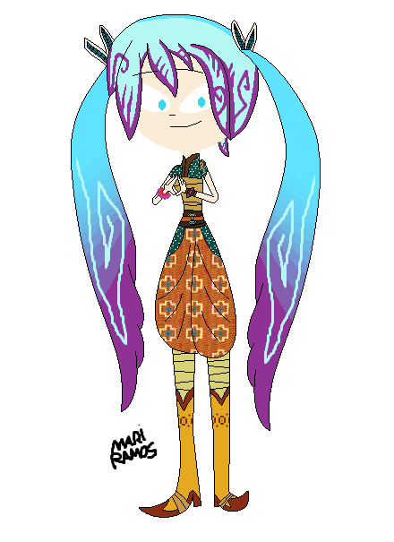 Disney Miku Project - Kumandra Type Blank Meme Template