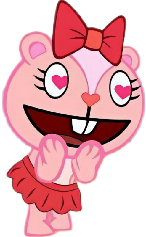 Giggles eyes heart (htf) nemao Blank Meme Template