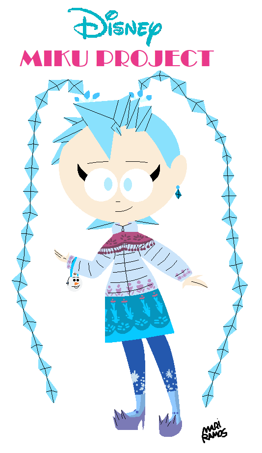 Disney Miku Project - Frozen Type Blank Meme Template
