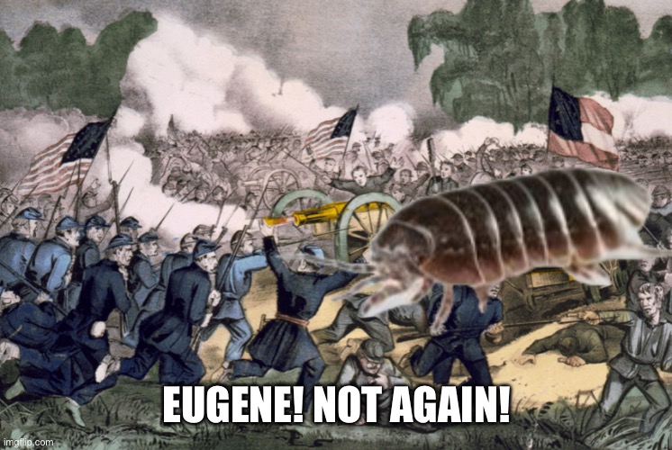 Some thing I saw online and remade | EUGENE! NOT AGAIN! | image tagged in eugene | made w/ Imgflip meme maker