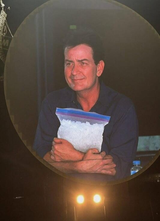 Charlie Sheen Coldplay Blank Meme Template