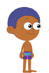 Goby in his Swimsuit Meme Template