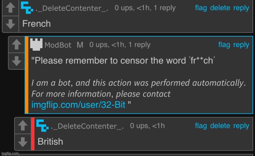 32 bit you forgot about censoring british | made w/ Imgflip meme maker
