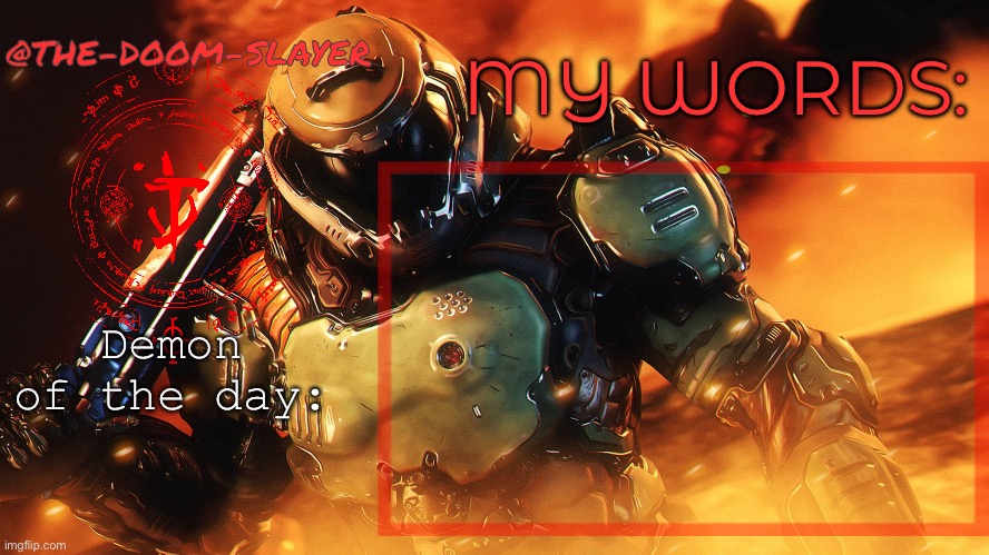 High Quality Thedoomslayer public temp Blank Meme Template
