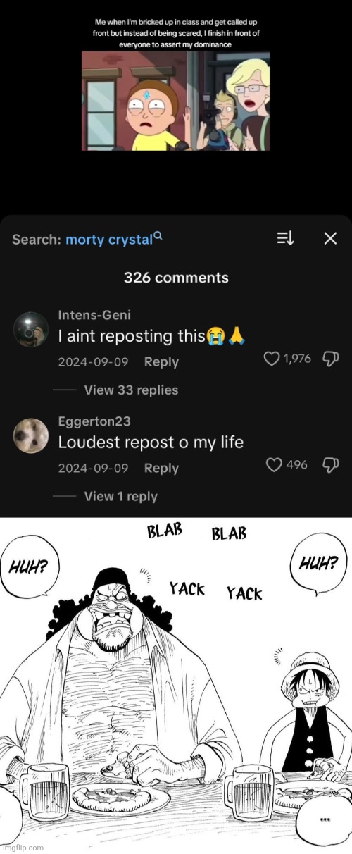 image tagged in memes,funny,one piece | made w/ Imgflip meme maker