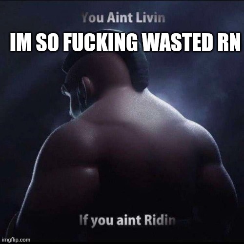 IM SO FUCKING WASTED RN | made w/ Imgflip meme maker