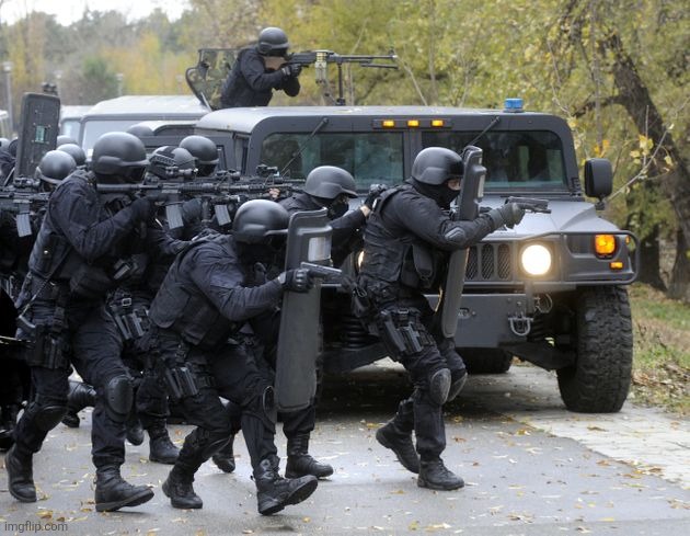 image tagged in swat team | made w/ Imgflip meme maker