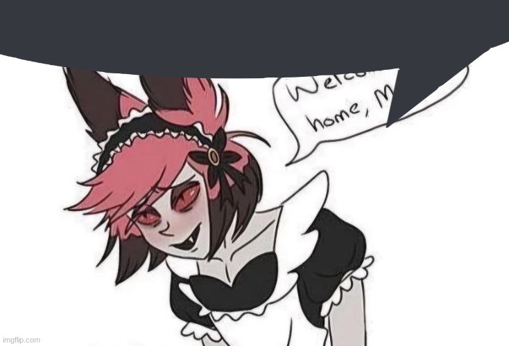 Alastor maid outfit | image tagged in alastor maid outfit | made w/ Imgflip meme maker