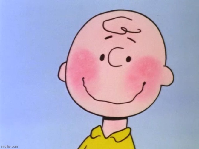 charlie blushes | image tagged in charlie blushes | made w/ Imgflip meme maker