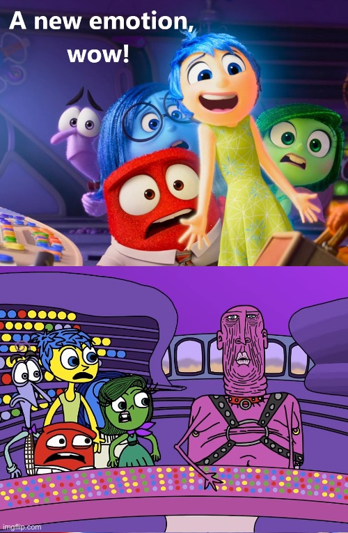 Inside Out New Emotion Meme - Freaky | image tagged in inside out new emotion,memes | made w/ Imgflip meme maker